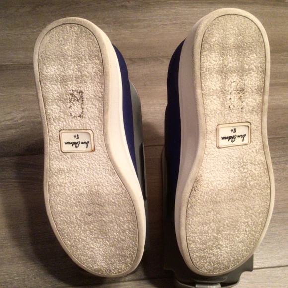 Sam Edelman Nerah Platform Slip-On Sneaker Sz 8.5 Royal Blue - Picture 13 of 16